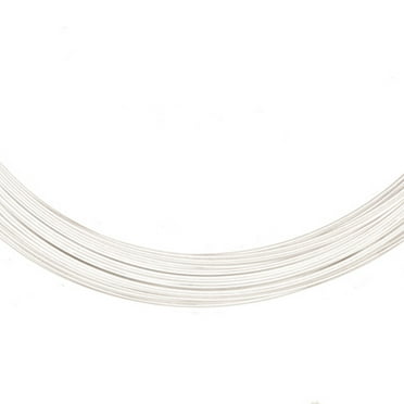 Round Wire Anodized Aluminum Silver 10 to 20 Gauge 